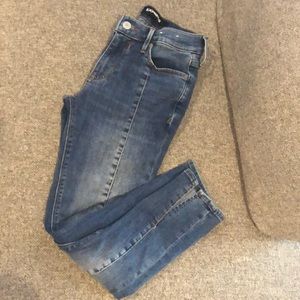 Express crop skinny jeans